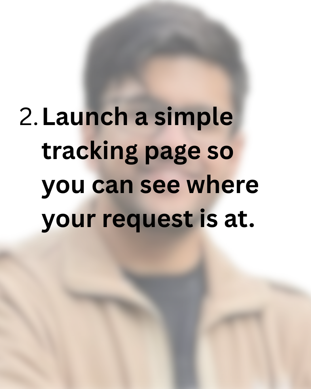 Slide 2: Launch a simple tracking page.